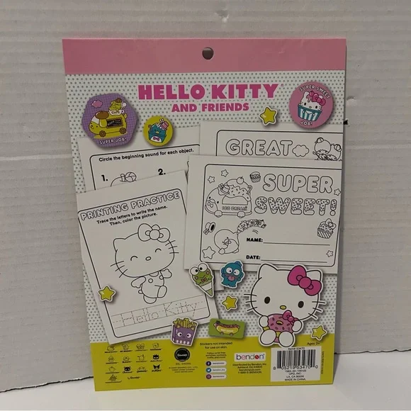 Hello Kitty Pink & Teal Reward Sticker Book - Picture 6 of 7